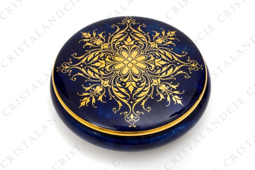 Small cloudy blue box - , by