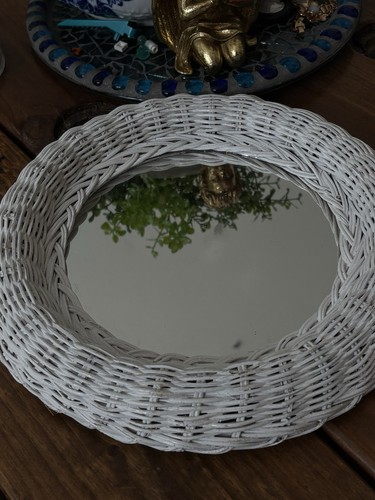 Vintage white wicker - vintage,