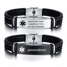 Genuine Leather Medical Alert