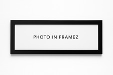 Panoramic Sizes Picture Frames Photo Frames Black White Oak Silver