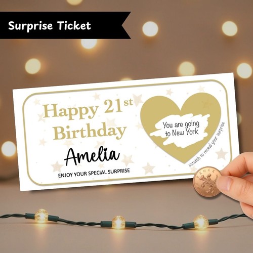 Personalised birthday surprise - personalised,
