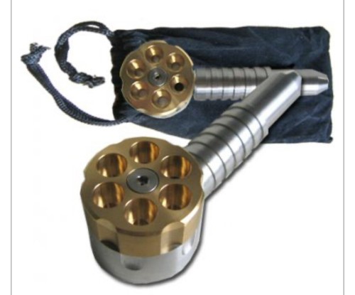 Six shooter metal smoking - shooter,