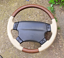 RANGE ROVER P38 2002 Autobiography  Steering Wheel Leather Cream  Trim code X