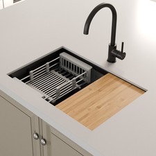 Black Kitchen Sink 1 Bowl