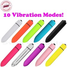 Small Bullet Vibrator Sex Toy 10 Speeds Modes Vibrating Dildo G Spot Massager