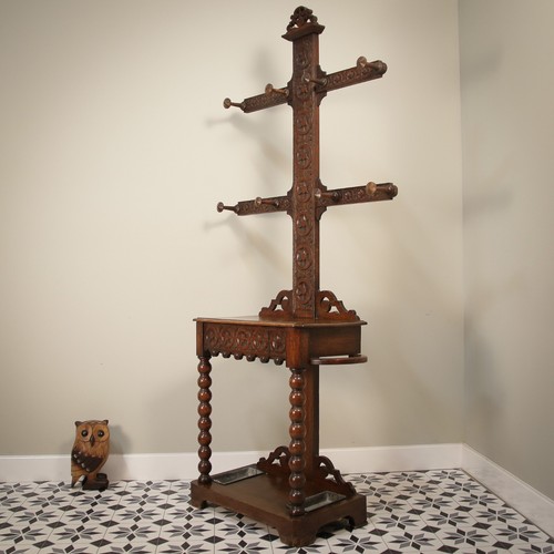Hall stand late victorian - stand,