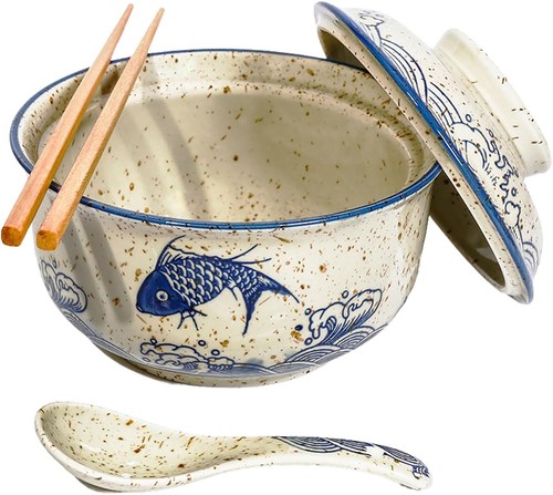 Ceramic ramen bowl - ceramic, 800ml