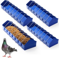 4 Pack Large Pigeon Feeder, 8