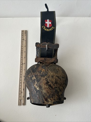 Swiss brassed copper cowbell - swiss,
