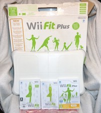 Nintendo Wii Fit Plus Balance Board + Box + Wii Fit & Wii Fit Plus Games Tested