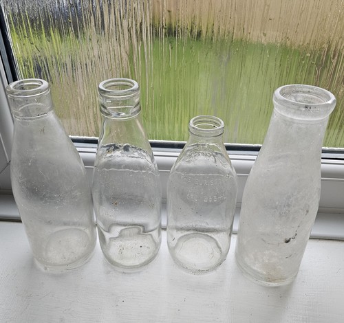 Vintage milk bottle - x, 4