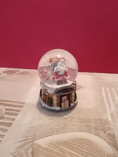 Vintage Musical Snow Globe Santa Claus