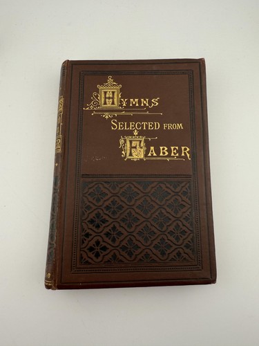 Antique book hymns selected - book,