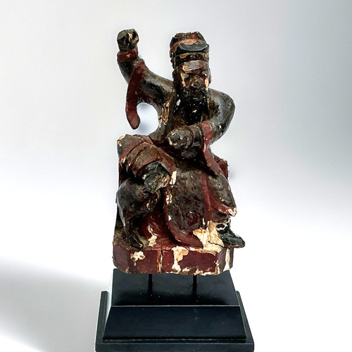 Old chinese lacquered wood - chinese,