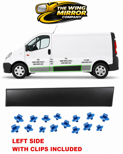 For vauxhall vivaro left side - for,