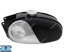 FOR BSA BANTAM D7 D10 D14 D175 BUSHMAN CHROME & BLACK PETROL FUEL TANK + CAP ECs