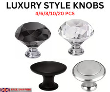 2-20PCS Door Knobs Cabinet Handles Cupboard Drawer Kitchen Stainless Steel DIY