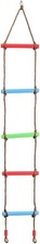 Kids 2m Rope Ladder – 6-Step Climber with Anti-Slip Rungs, Durable &Easy Install