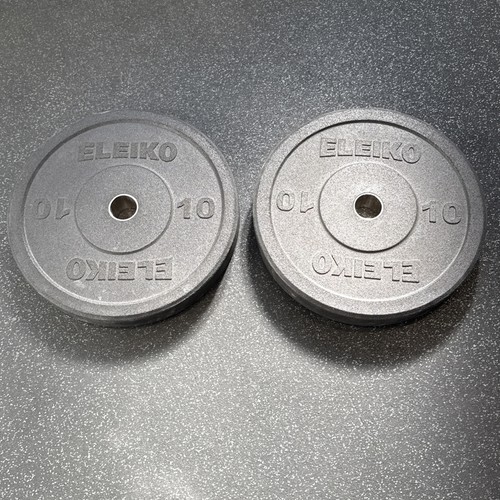 Eleiko bumper plates 10kg - xf,