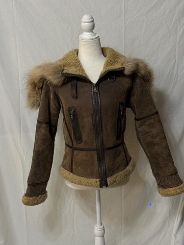 Vtg y2k genuine - genuine, leather