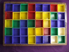 Letterpress Printing ADANA Tray containing 40 SMALL PLASTIC TYPE COMPARTMENTS
