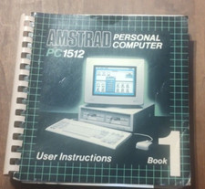 Amstrad Personal Computer PC 1512 User Instructions Book 1