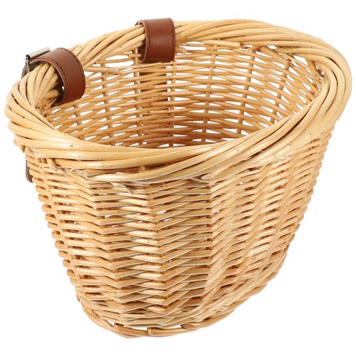 Oval bike basket wicker toy - bike,