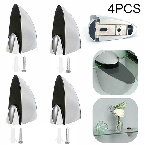 4pcs glass shelf bracket - shelf,