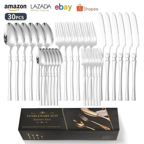 30pc cutlery dinner set - cutlery,