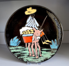 Tunisian pottery wall plate