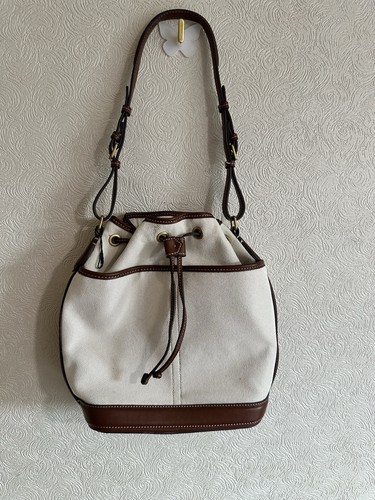 Zara cream canvas bucket bag - zara,