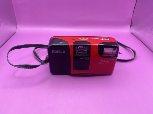 Konica pop super 35mm camera - konica, pop-super