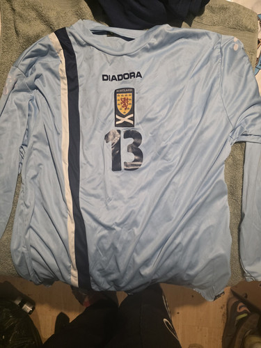 Scotland match worn steven - match,