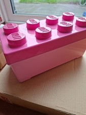 Lego Storage Brick Pink