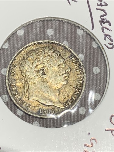 1817 george iii sixpence - 1817,