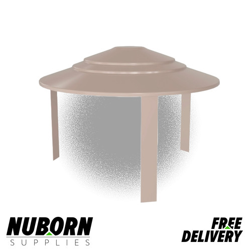 Chimney capping cowl for - capping,