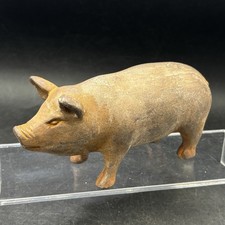 Cast Iron PIG Sculpture 5" x