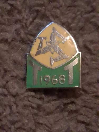 Old 1968 badge - of, man