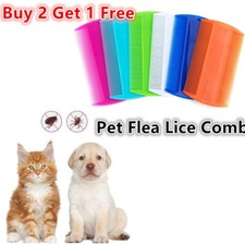 Double Sided Nit Combs Head Lice Detection Pet Dog Cat Flea Comb Hair Brush