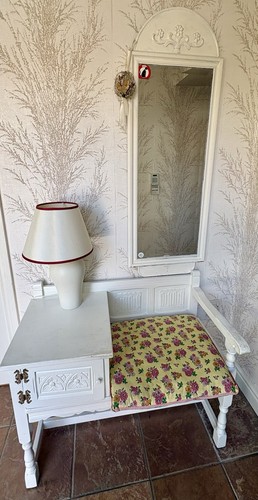 Old charm telephone seat - , &