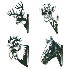 Garden Decor Metal Peeping