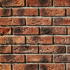 SAMPLE - COUNTRY RED 676  - Thin Exterior Brick Slips, Brick Cladding.
