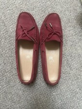 Tods Raspberry Driving Shoes