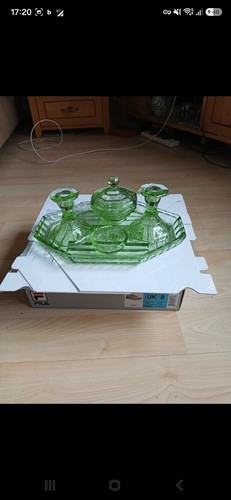 Vintage green pressed - vintage,