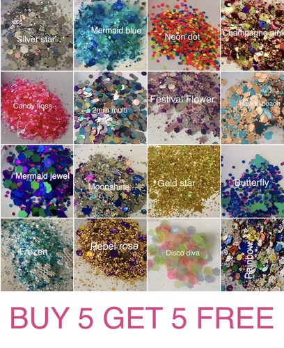 Chunky festival glitter mix - festival,