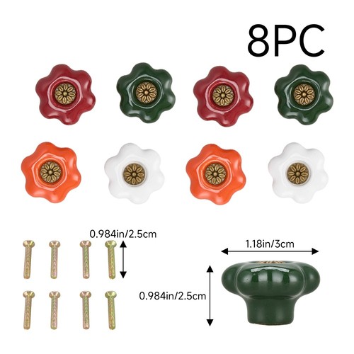 8pcs vintage ceramic drawer - 8pcs,