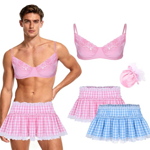 Crossdressing mens plaid - crossdressing,