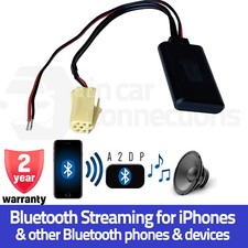 Fiat Bluetooth Music Streaming Interface Adapter A2DP car radio AUX Grande Punto
