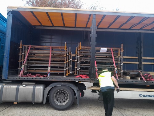 Metal post pallets stackable - metal,
