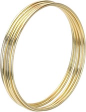 eBoot 5 Pack Gold Metal Rings